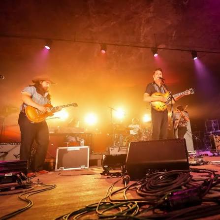 The Red Clay Strays on stage